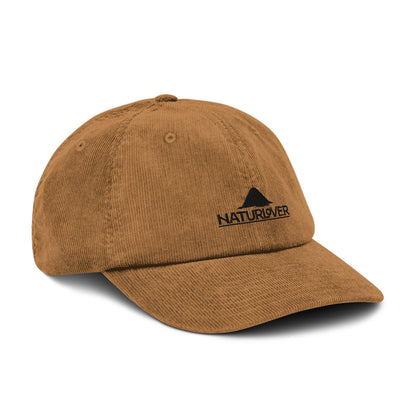 NaturLoVer baseball cap made of corduroy, camel + olive