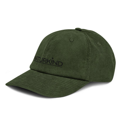 NATURKIND corduroy baseball cap, camel + olive