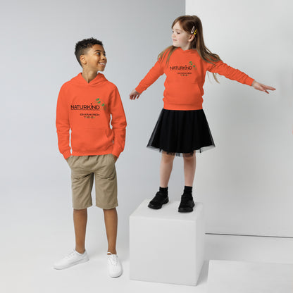 NATURKIND Eco Hoodie Kids Chameleon, fancy orange