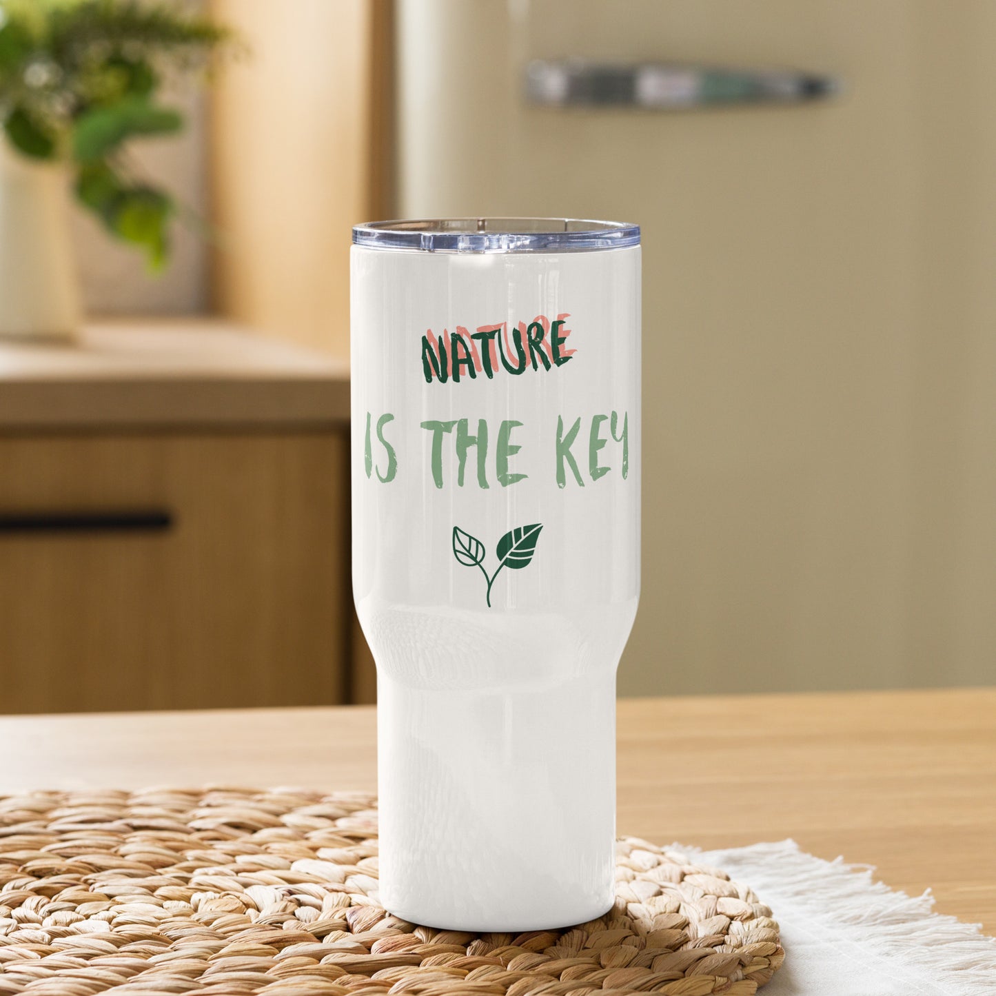 NATURE travel mug with handle