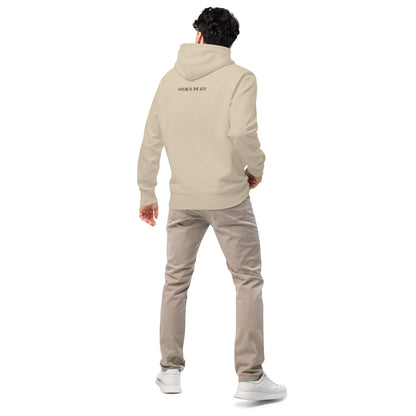 Bio Baumwoll Kapuzenpullover beige