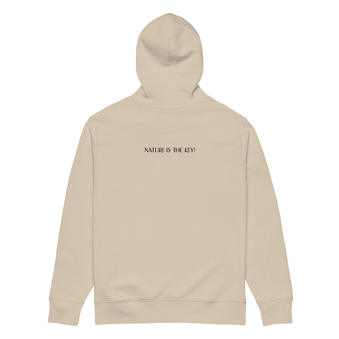 Bio Baumwoll Kapuzenpullover beige