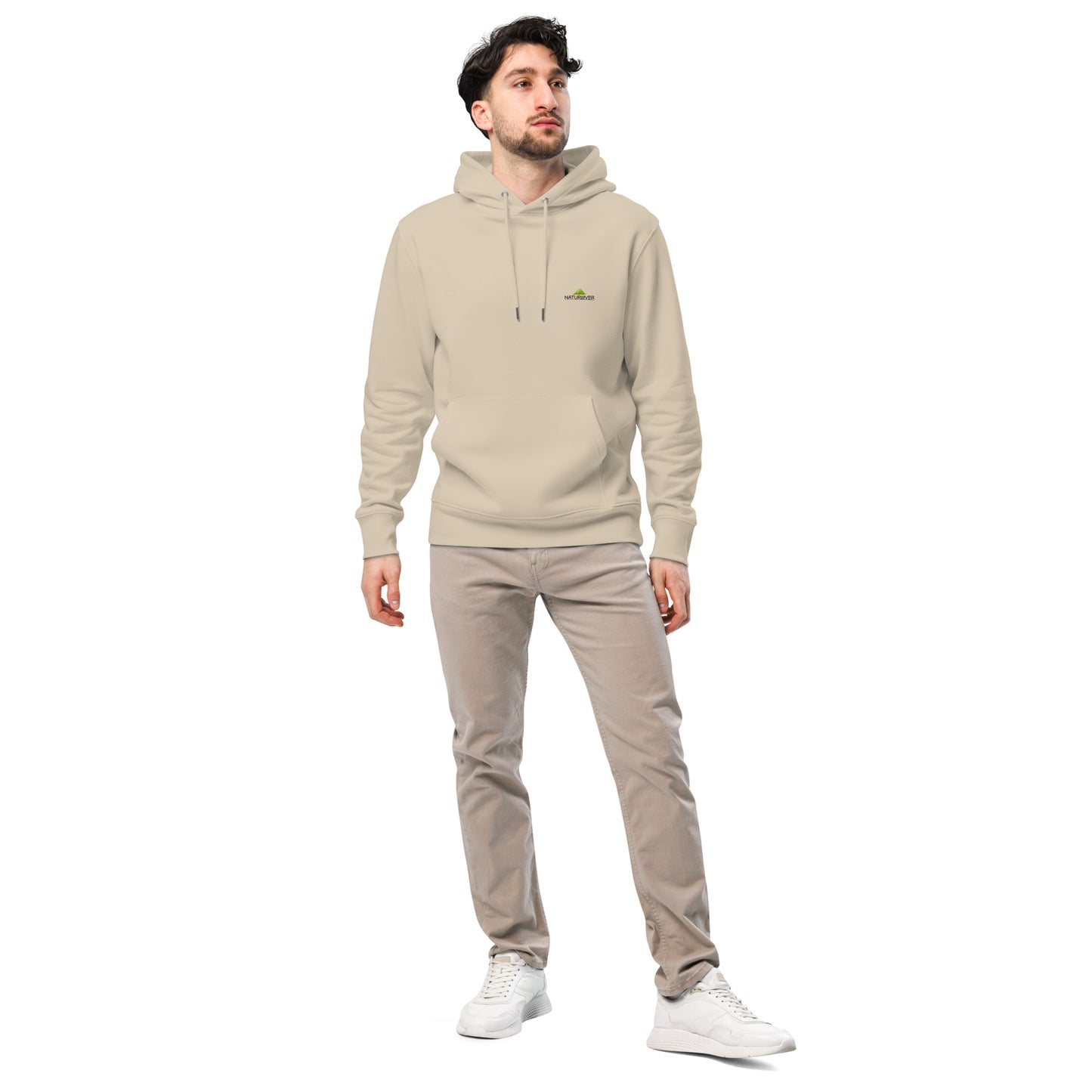 Bio Baumwoll Kapuzenpullover beige