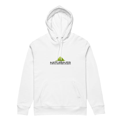 Bio Baumwoll Hoodie Kapuzenpullover weiß