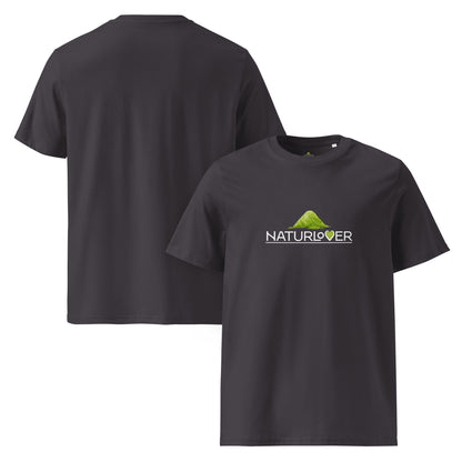 Bio Baumwoll shirt Herz grau