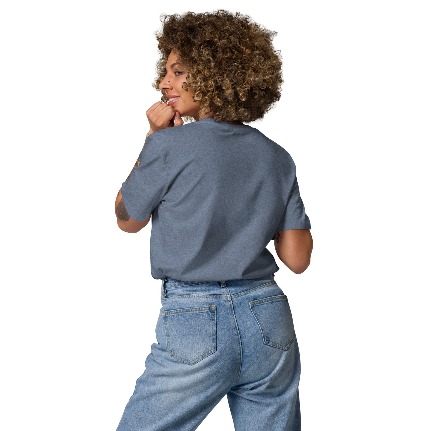 Bio Baumwolle Naturkind Shirt grau blau