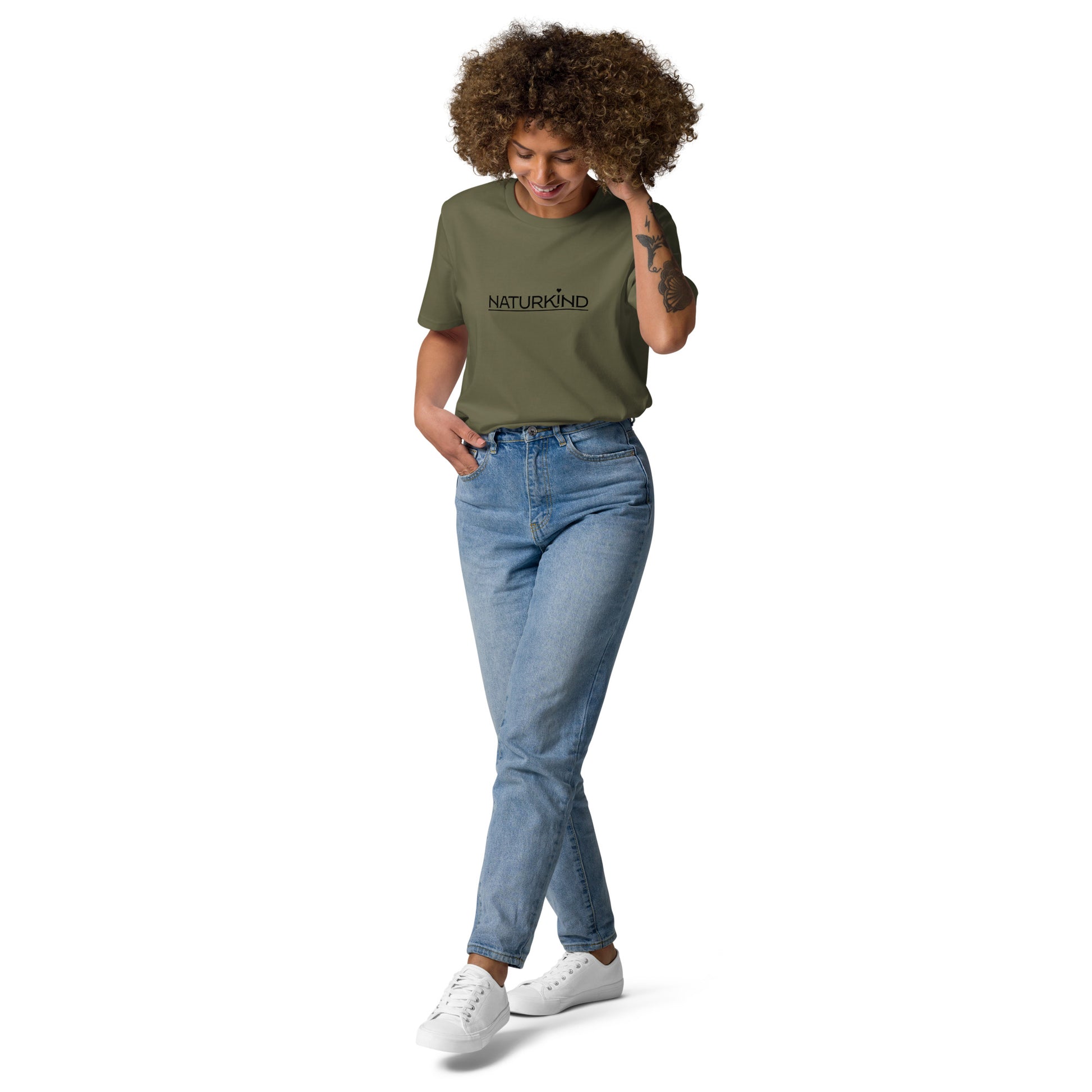 Bio Baumwolle Naturkind Shirt grün olive