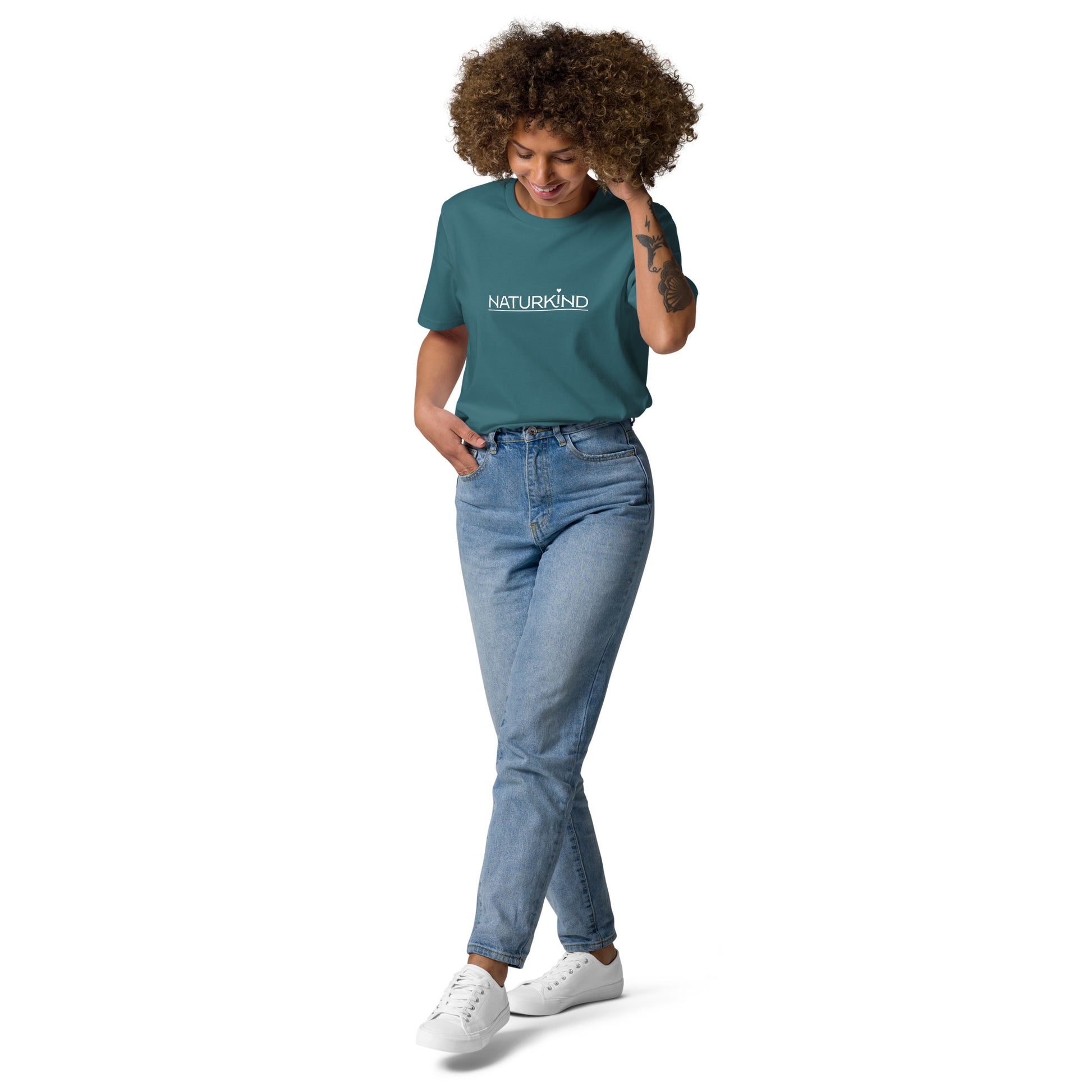 Bio Baumwoll Naturkind Shirt petrol