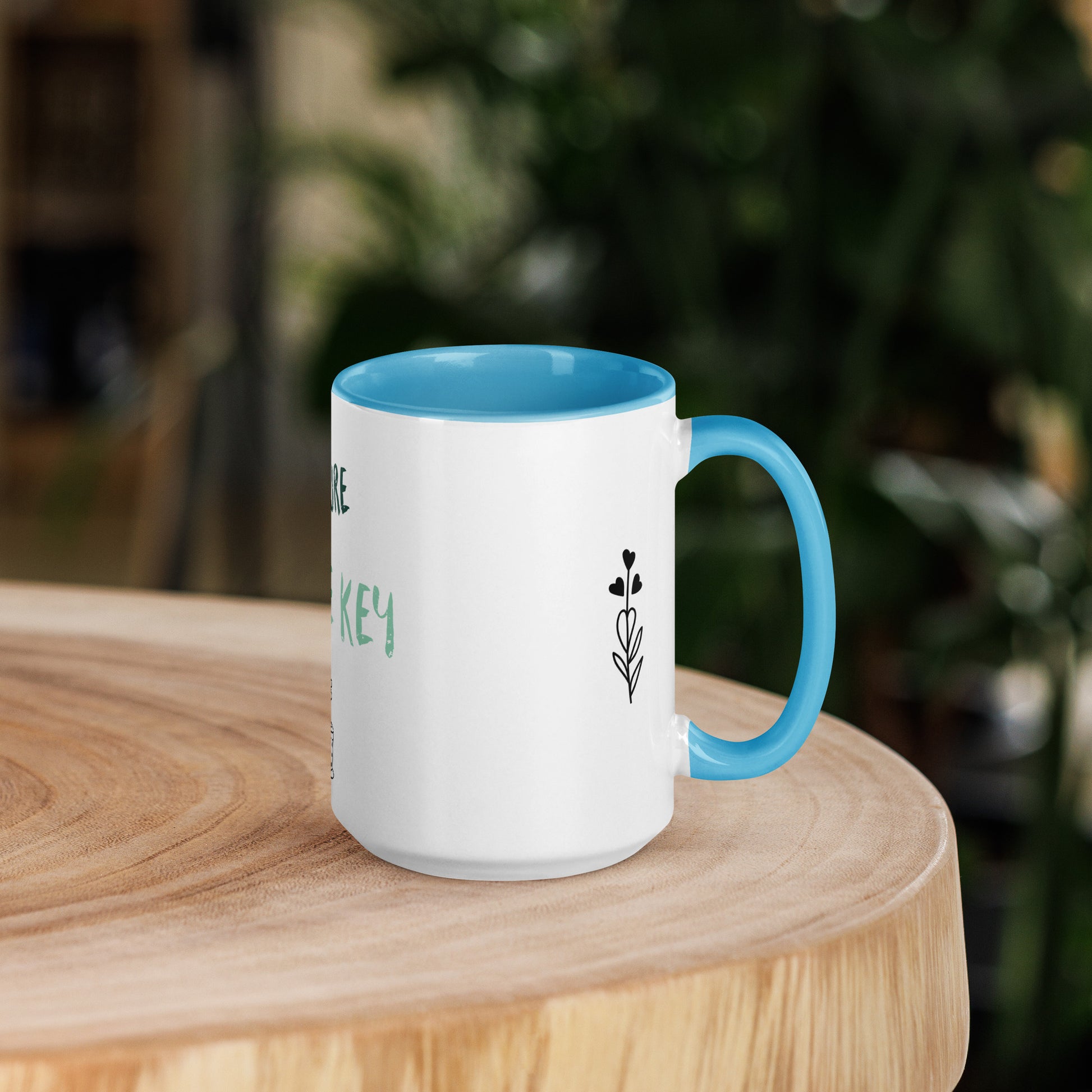 XL Tasse Natur Blümchen